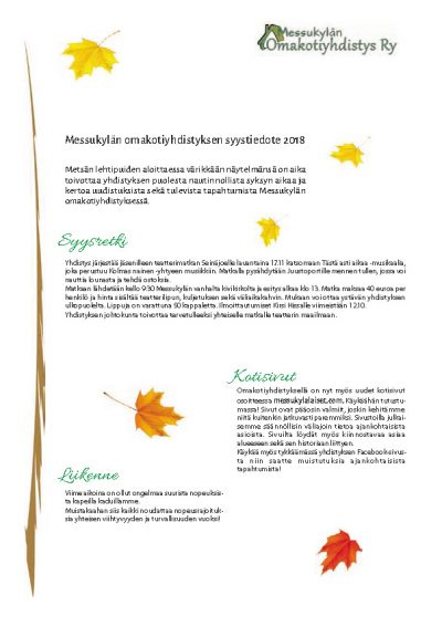 syystiedote-2018