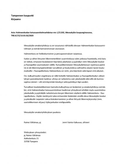 Kannanotot-arkiston dokumentin esikatselukuva