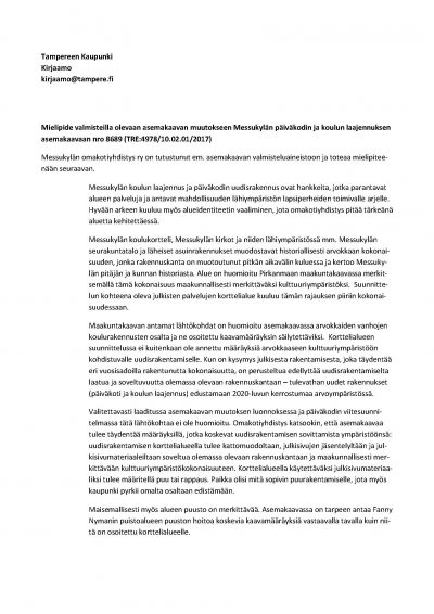 Kannanotot-arkiston dokumentin esikatselukuva