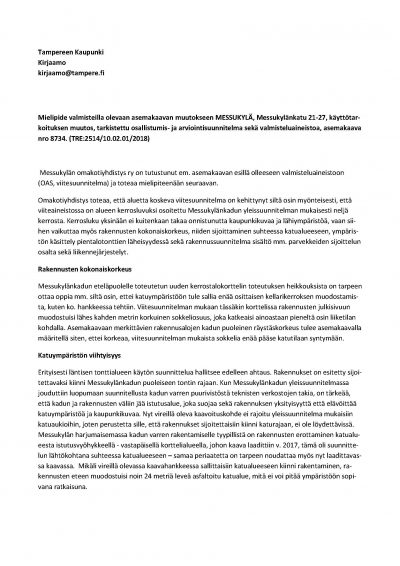 Kannanotot-arkiston dokumentin esikatselukuva