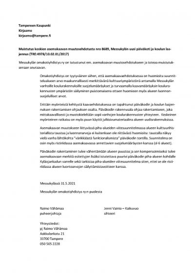 Kannanotot-arkiston dokumentin esikatselukuva