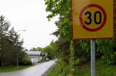 Grönberginkatu ja hidasteet